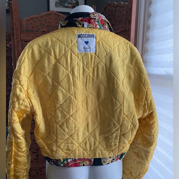 Vintage Moschino Jeans Winged Heart Women’s Denim Jacket. Size 10. 1990s/Y2K - Picture 8 of 11